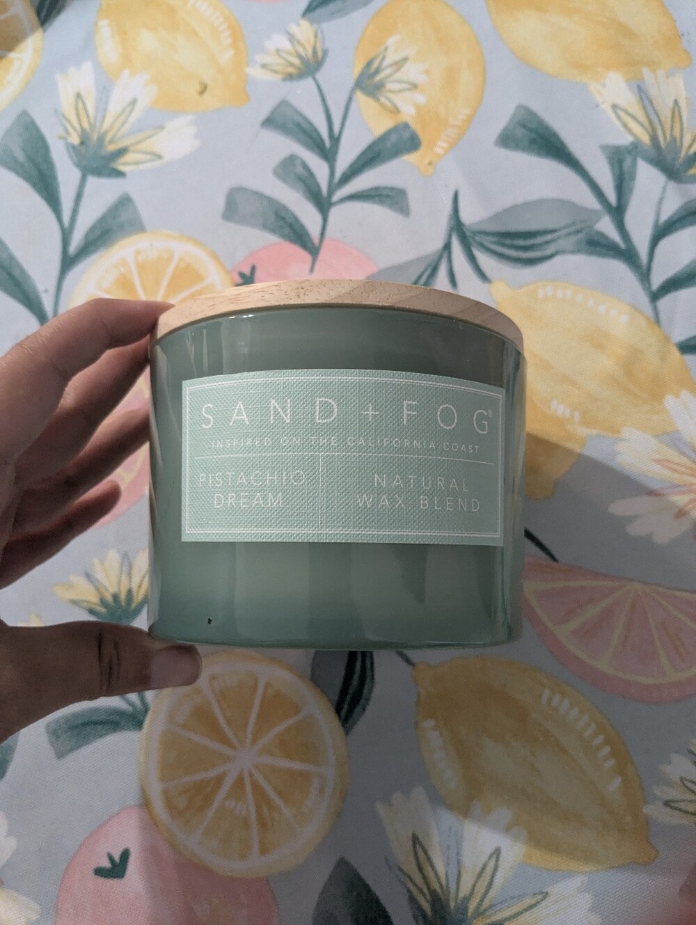 Pistachio Dream Candle - Blue Green Sand And Fog
